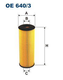 33979e25-b6cc-11e6-8ff3-0cc47a3200a7 CH 6848ECO Фильтр масляный FILTRON (OE640 3) на MERCEDES,VW,SSA