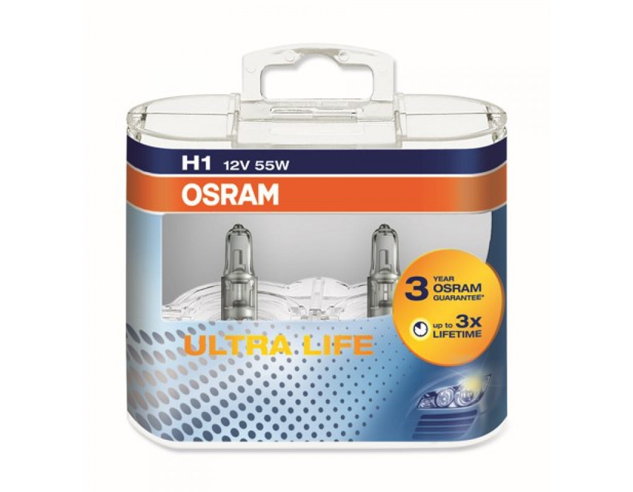 e0b942a9-6432-11ea-a251-04d9f508137a Автолампа H1 55W Ultra Life (64150ULT EuroDuo) 2шт.