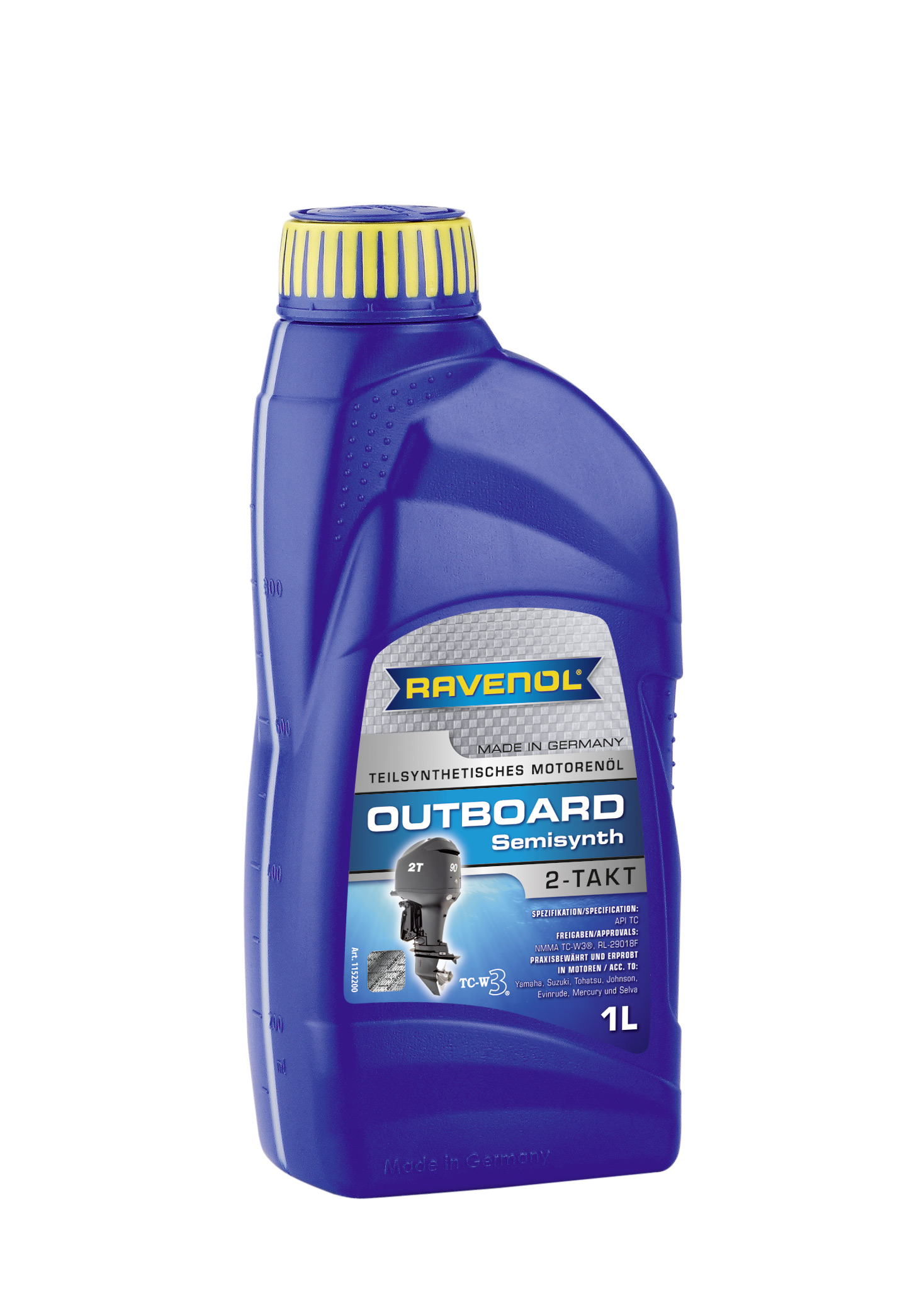 4554bf2f-3d9c-11e4-bc9f-001e673659ad Масло моторное Ravenol Outboardoel 2T п с. (1л)