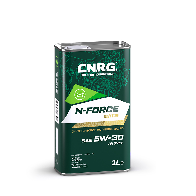 Масло моторное C.N.R.G N-Force Elite SAE 5W-30 SM CF синт. (1л)